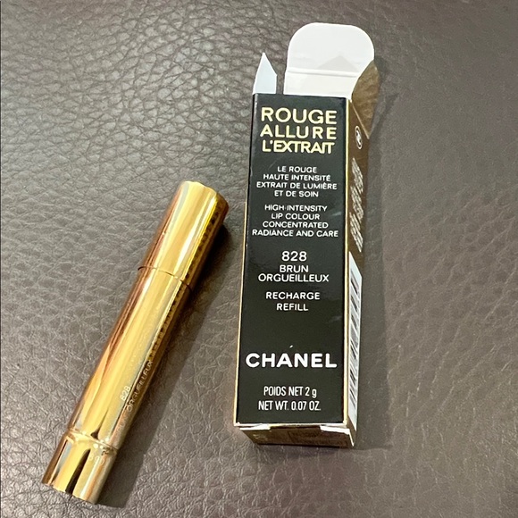 Chanel Rouge Allure L’Extrait REFILL 828 BRUN ORGUELLEUX - Picture 1 of 3
